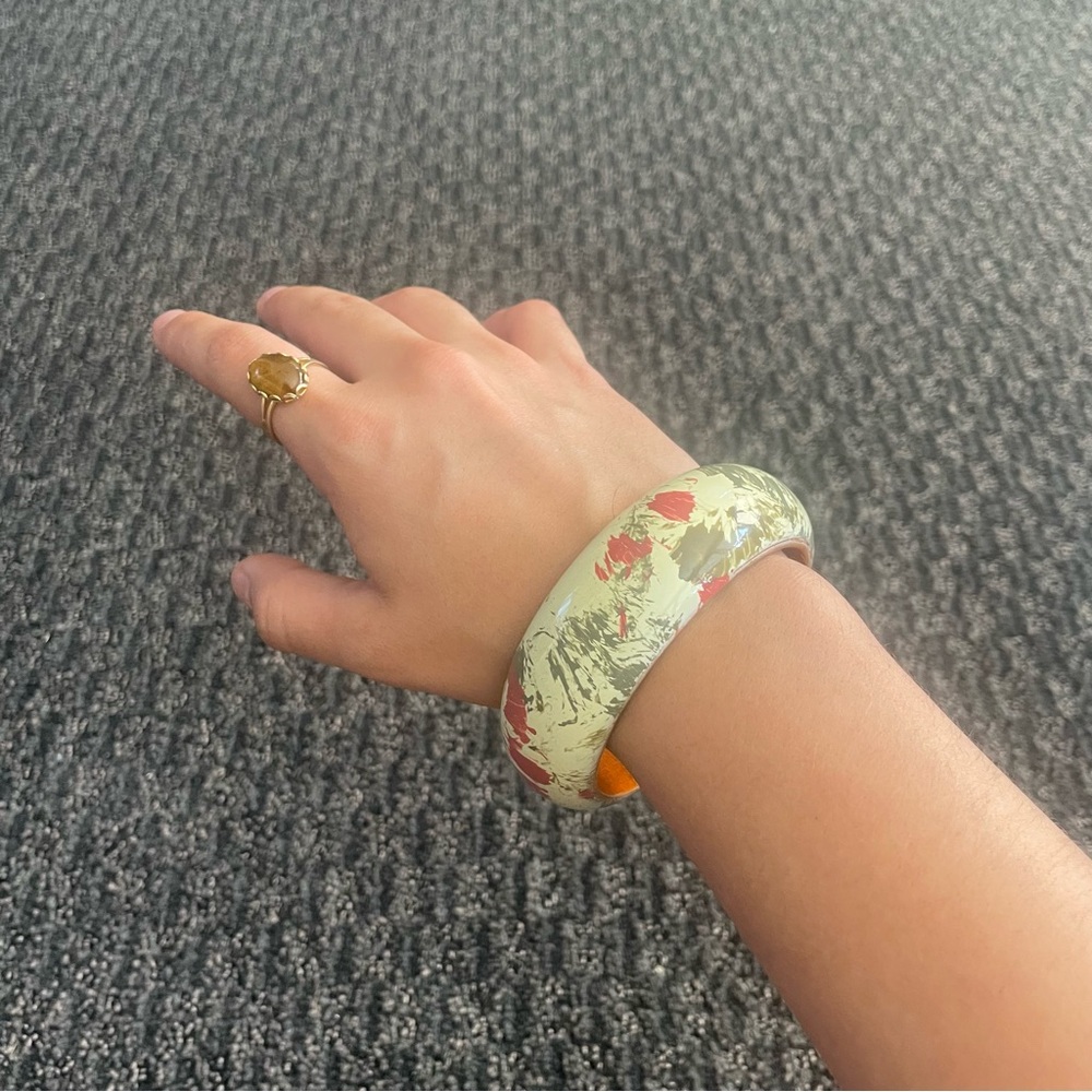 Vintage Chunky Patterned Bracelet